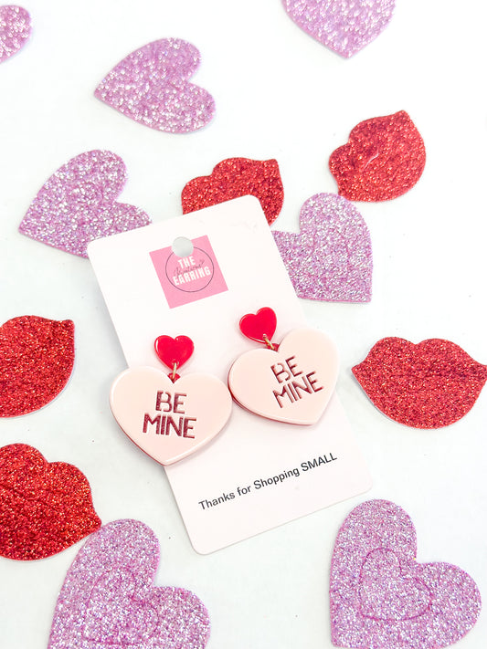 Be Mine Heart Earrings