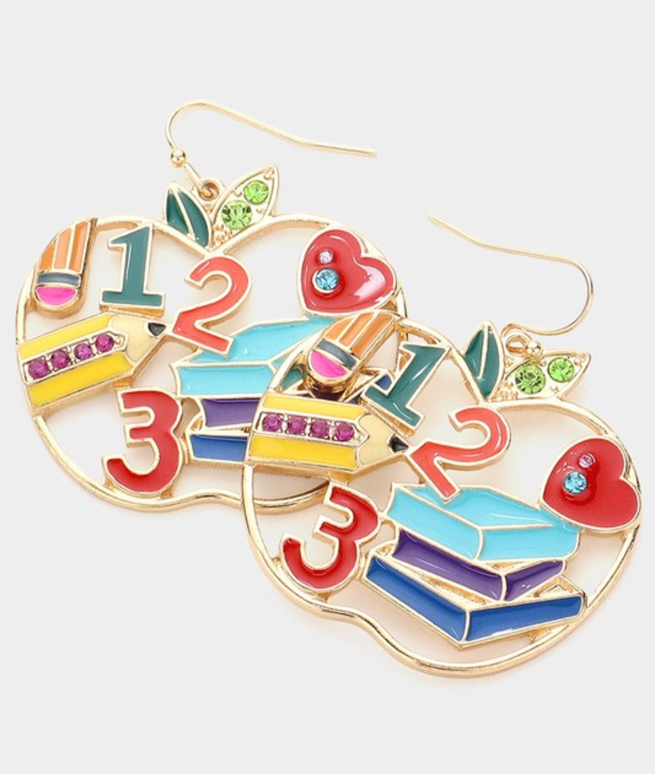 Teacher Apple Earring