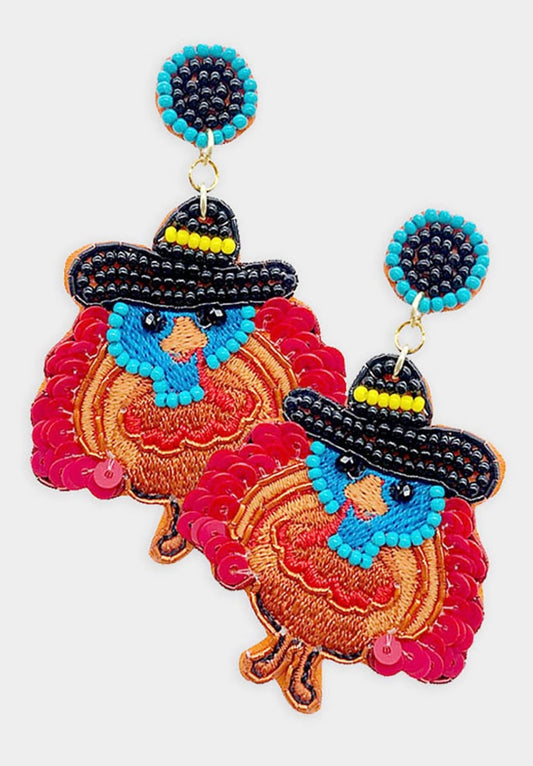 Turkey Dangle Earrings