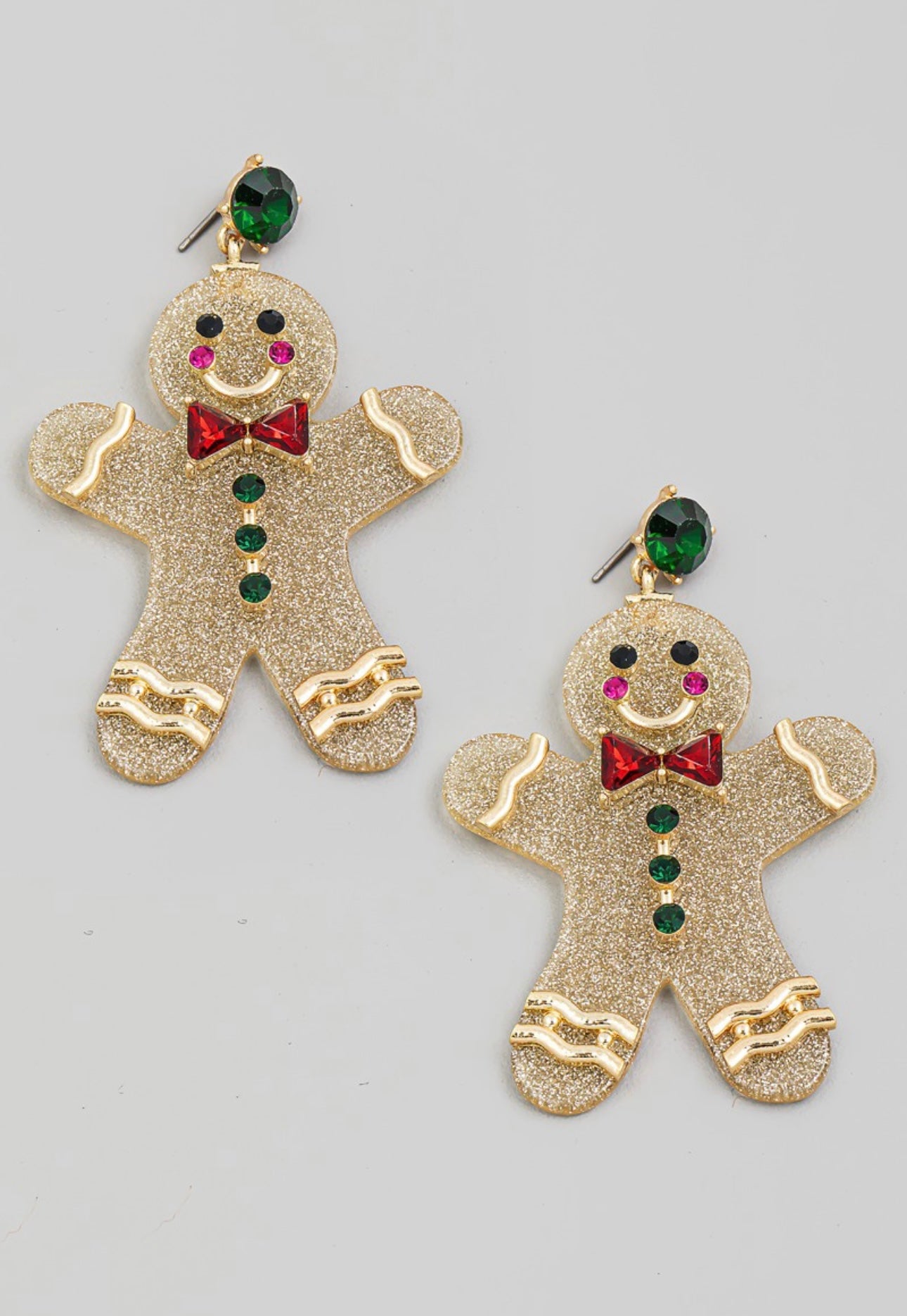 Christmas Gingerbread Man Earring