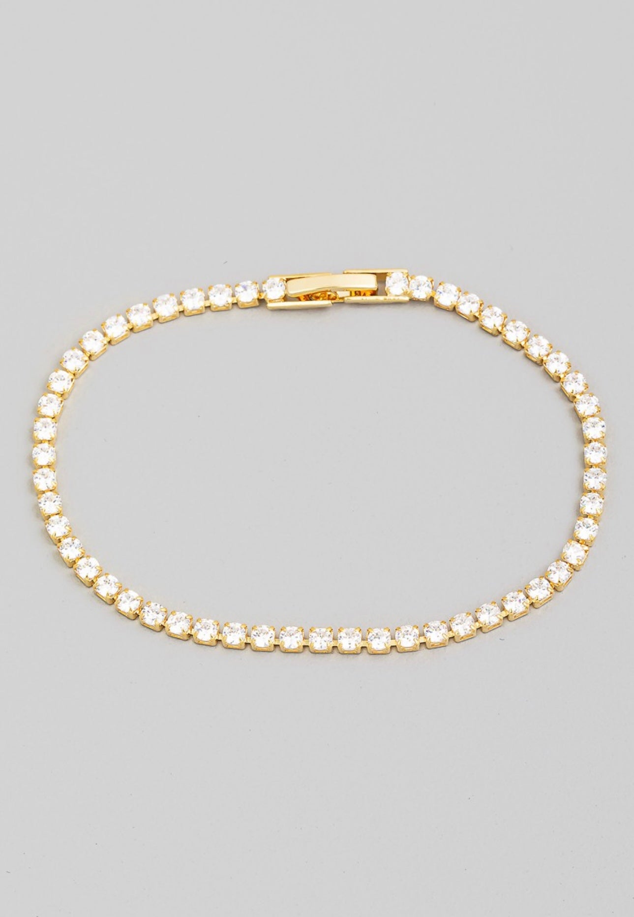 Gold Tennis Bracelet