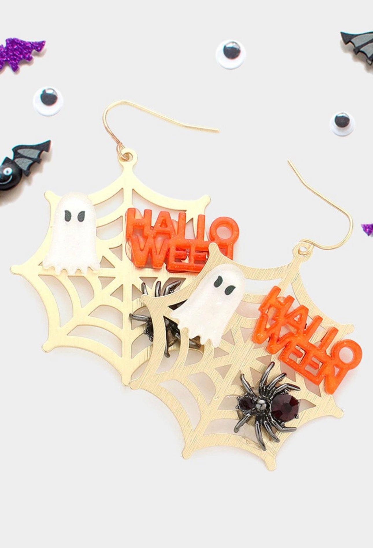 Halloween Ghost Cobweb Earring