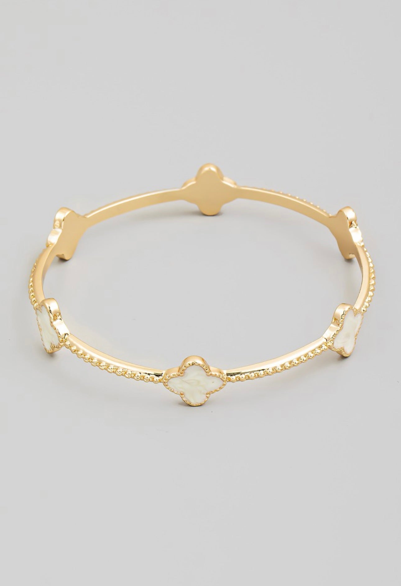 Clover Bangle Bracelet