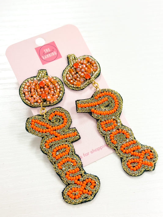 Hocus Pocus Pumpkin Earring