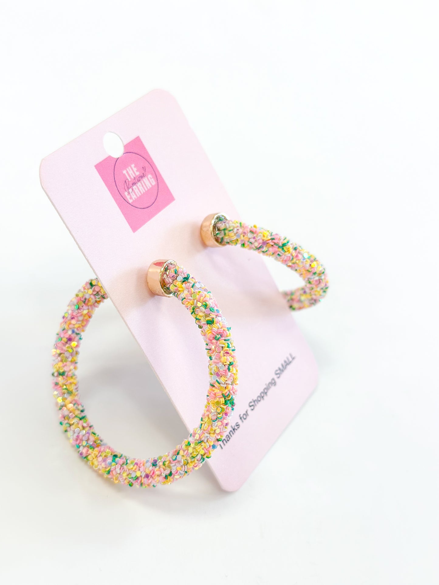 Confetti Cluster Hoops