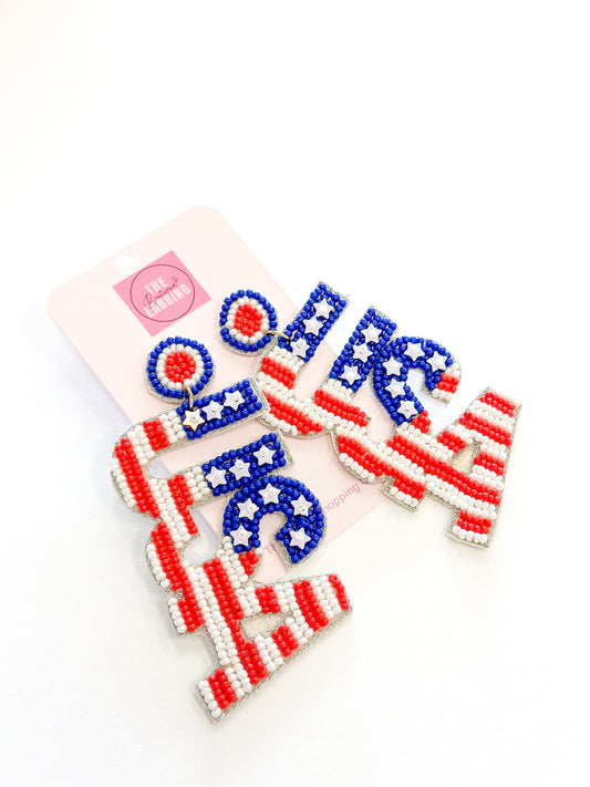 USA Dangle Earrings