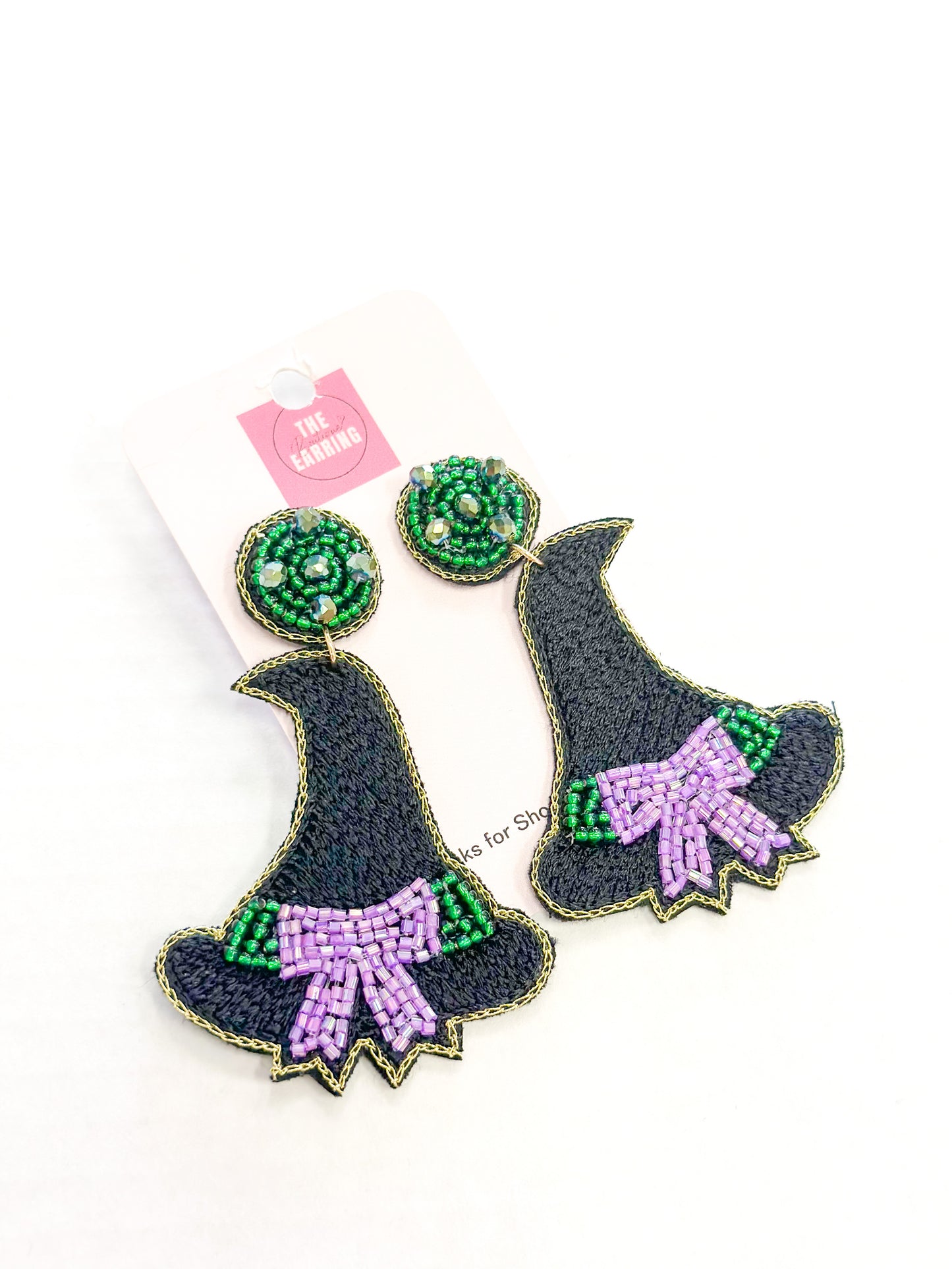 Witch Hat Earrings