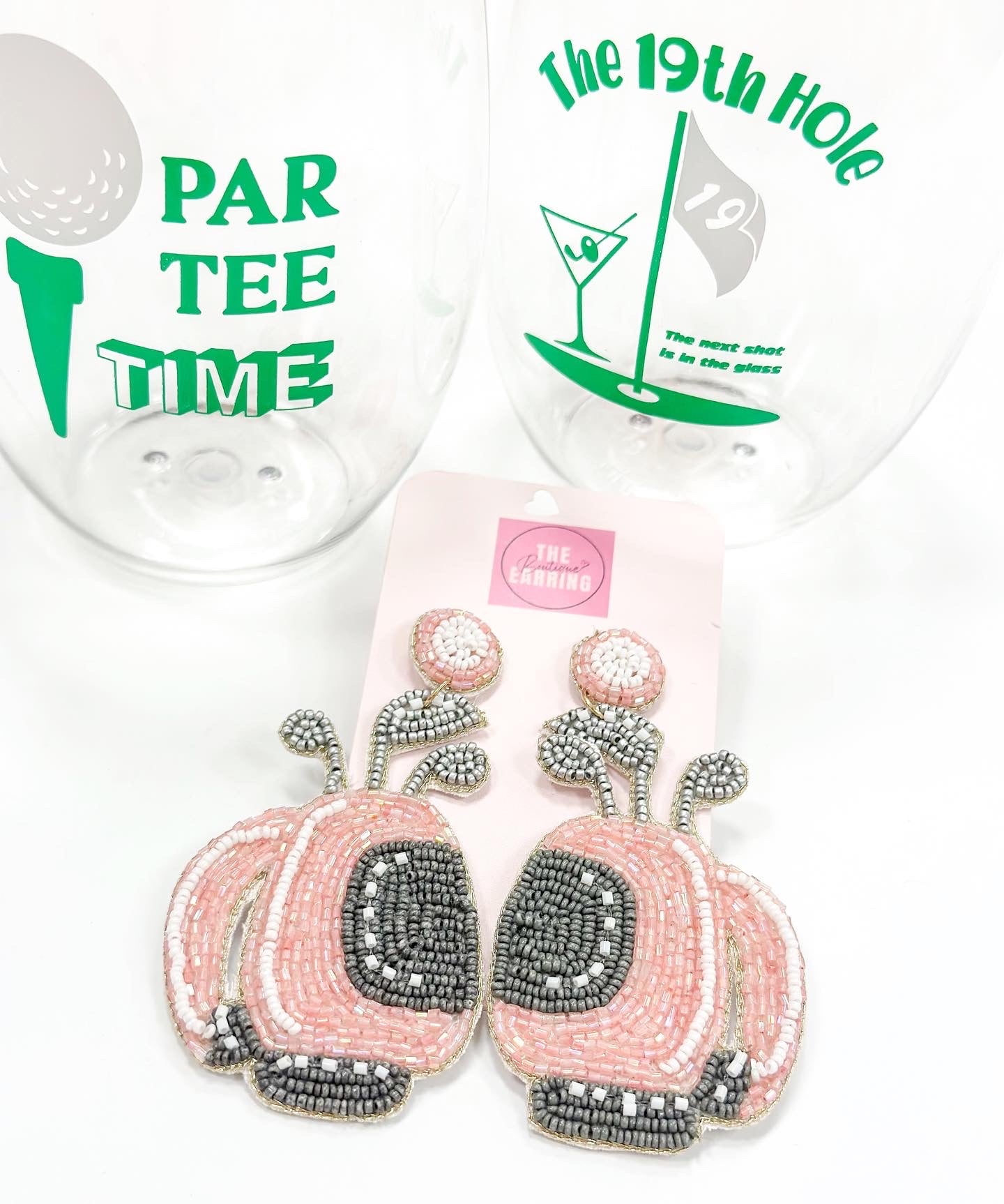 Golf Bag Earrings