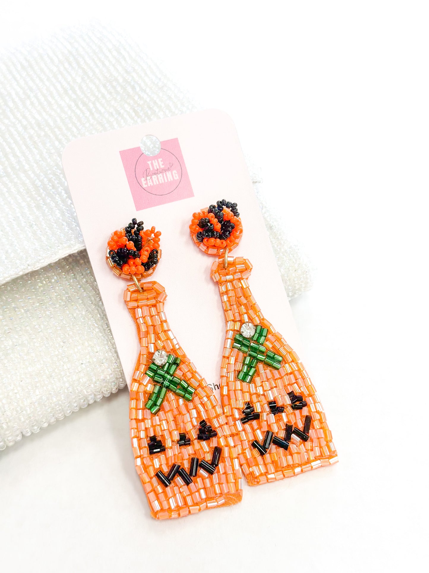 Pumpkin Bottle Earrings