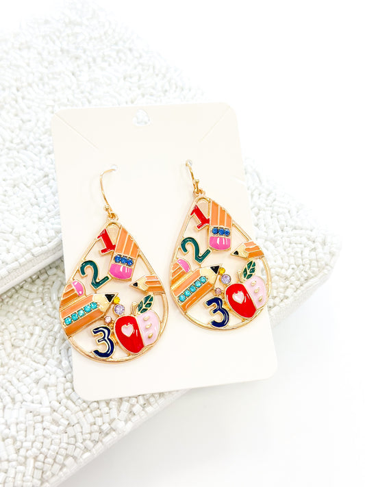 Teacher Teardrop Earring