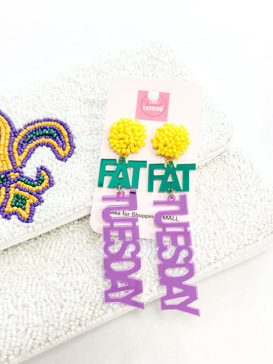 Fat Tuesday Earrings