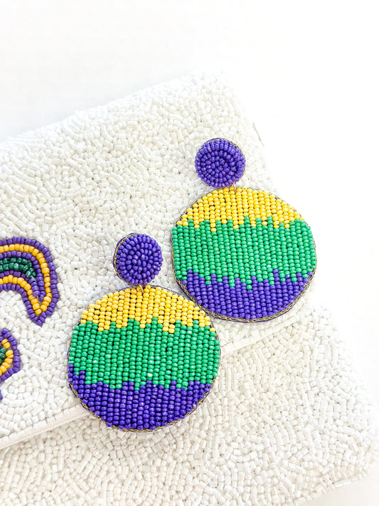 Purple, Green, Gold Circles