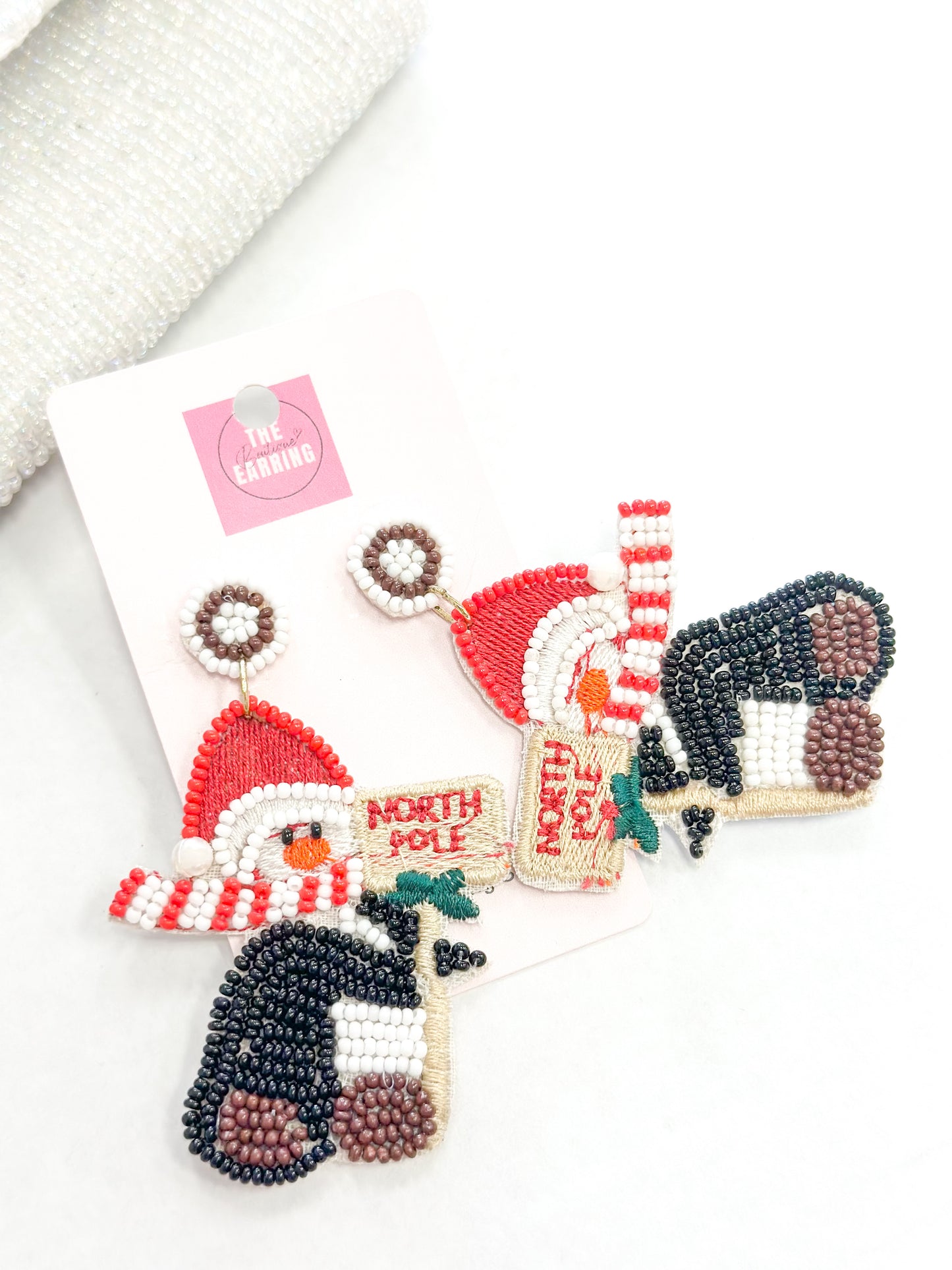 North Pole Penguin Earrings