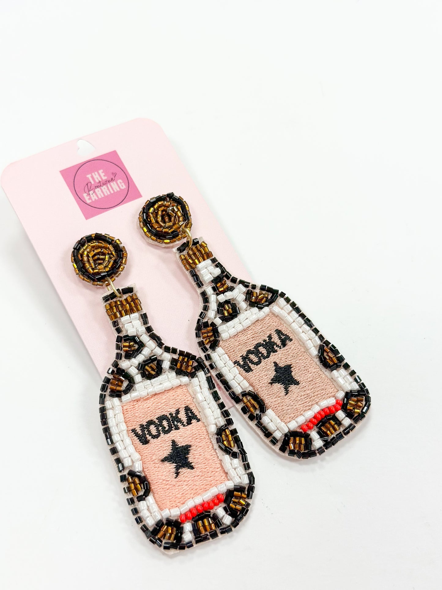 Vodka Beaded Earrings