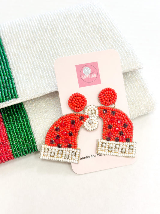 Santa Hat Earrings