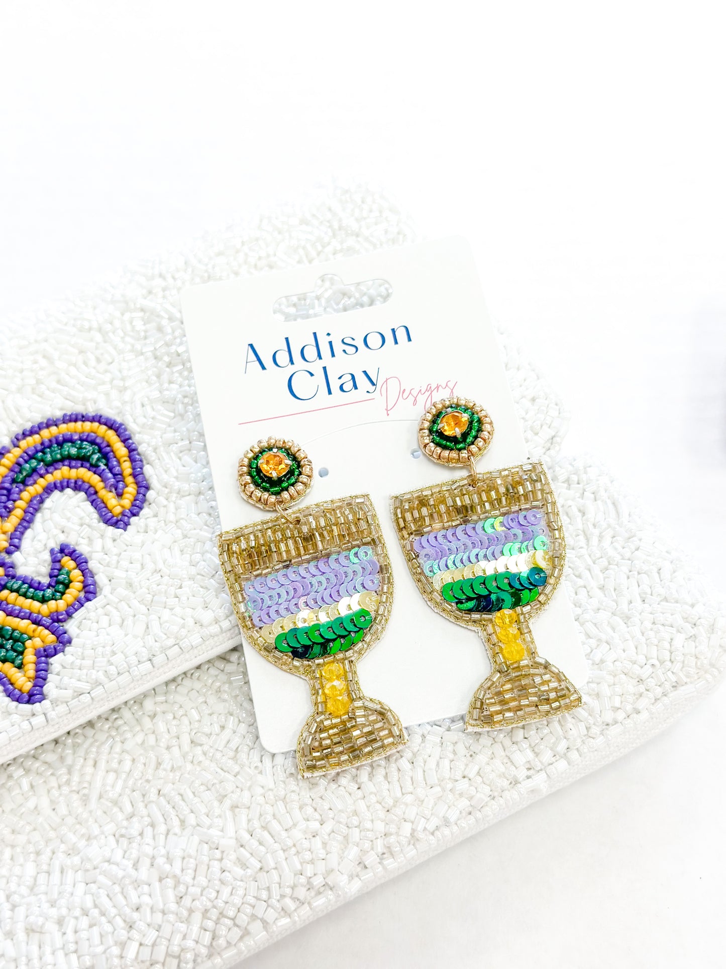 Mardi Glass Earrings