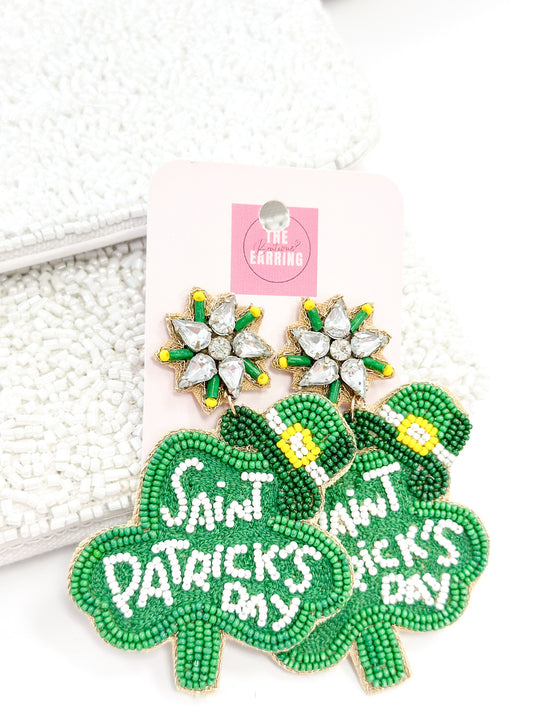 Saint Patrick’s Day Clover Earrings