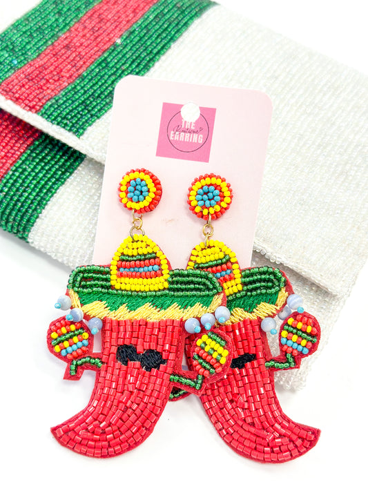 Pepper Fiesta Earrings