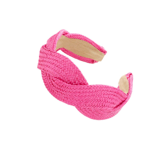 Twisted Wavy Straw Headband